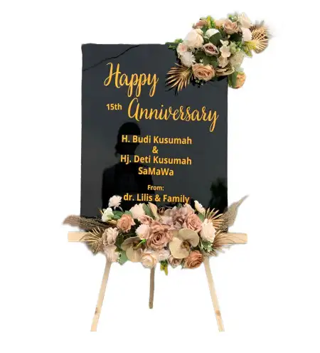 Papan Bunga Akrilik Air Salek