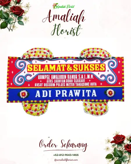 Papan Bunga Ucapan Selamat Air Salek